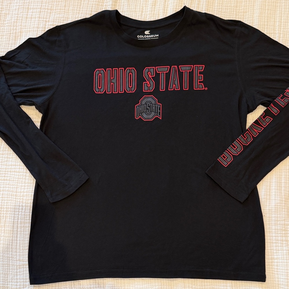 Colosseum Black Ohio State Long Sleeve Tee